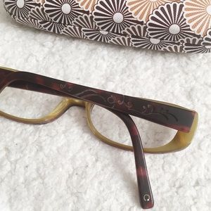 Vintage Eyeglasses with Intricate Carvings